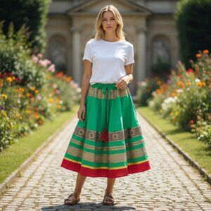 Embellished Midi Skirt